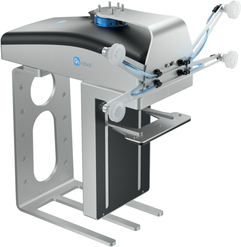 Intelligent electric fork palletising gripper from OnRobot